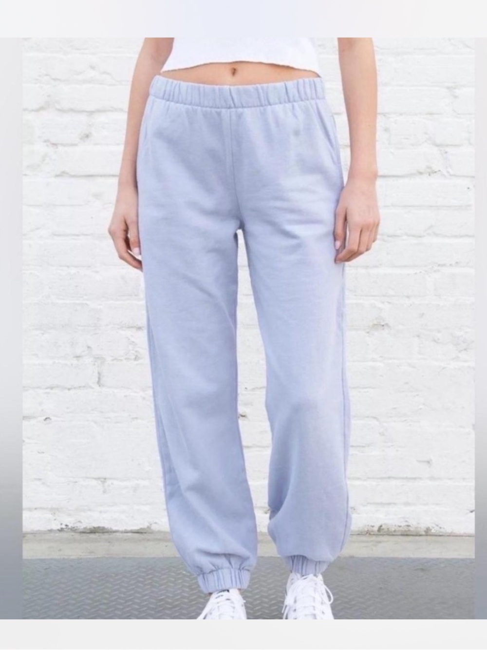 Brandy Melville Light Blue Jogger Sweatpants Size Small
